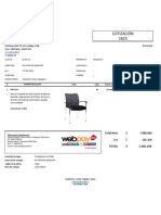 Cotizacion Sillas Administrativas