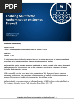 FW3545 19.0v1 Enabling Multifactor Authentication On Sophos Firewall