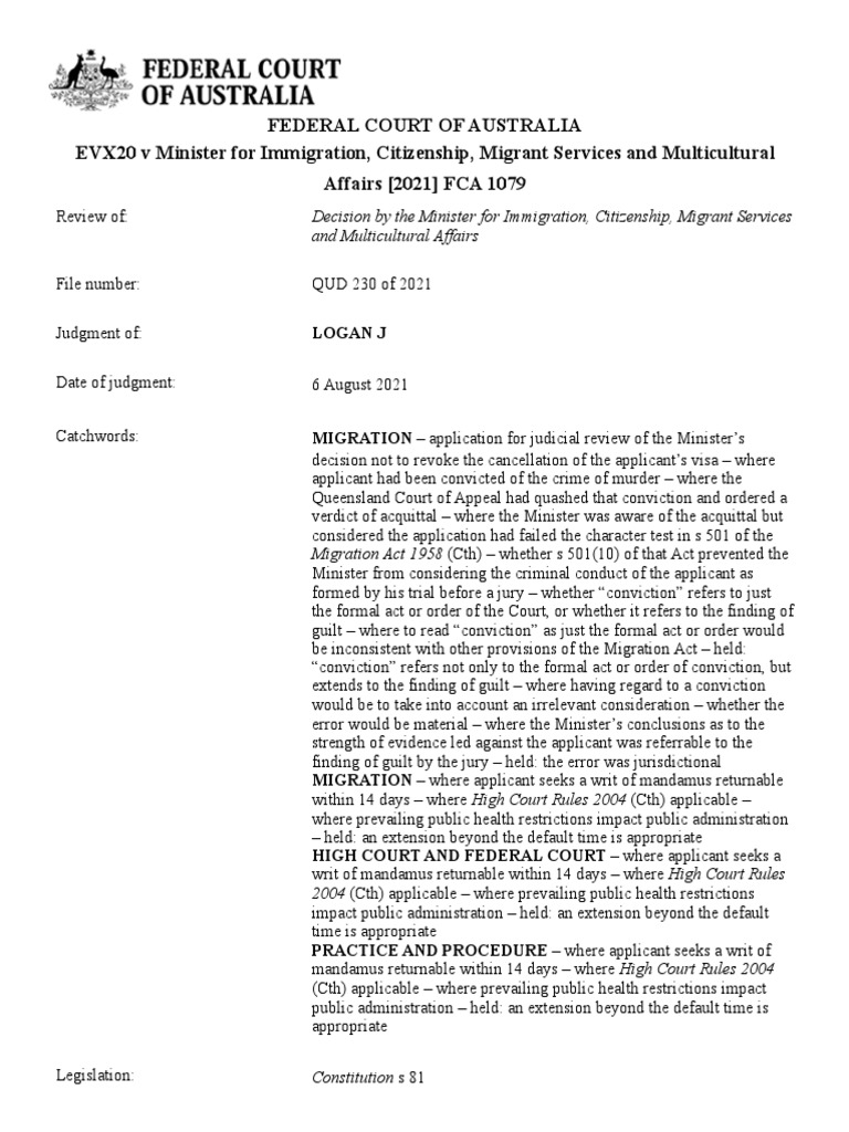 Cancellation After Conviction Overturned PDF Crimes Crime & Violence