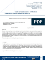 Electrodo de Bajo Costo Tan Efectivo Como Un Electrodo Comercial de Vidrio o de Calomel Saturado