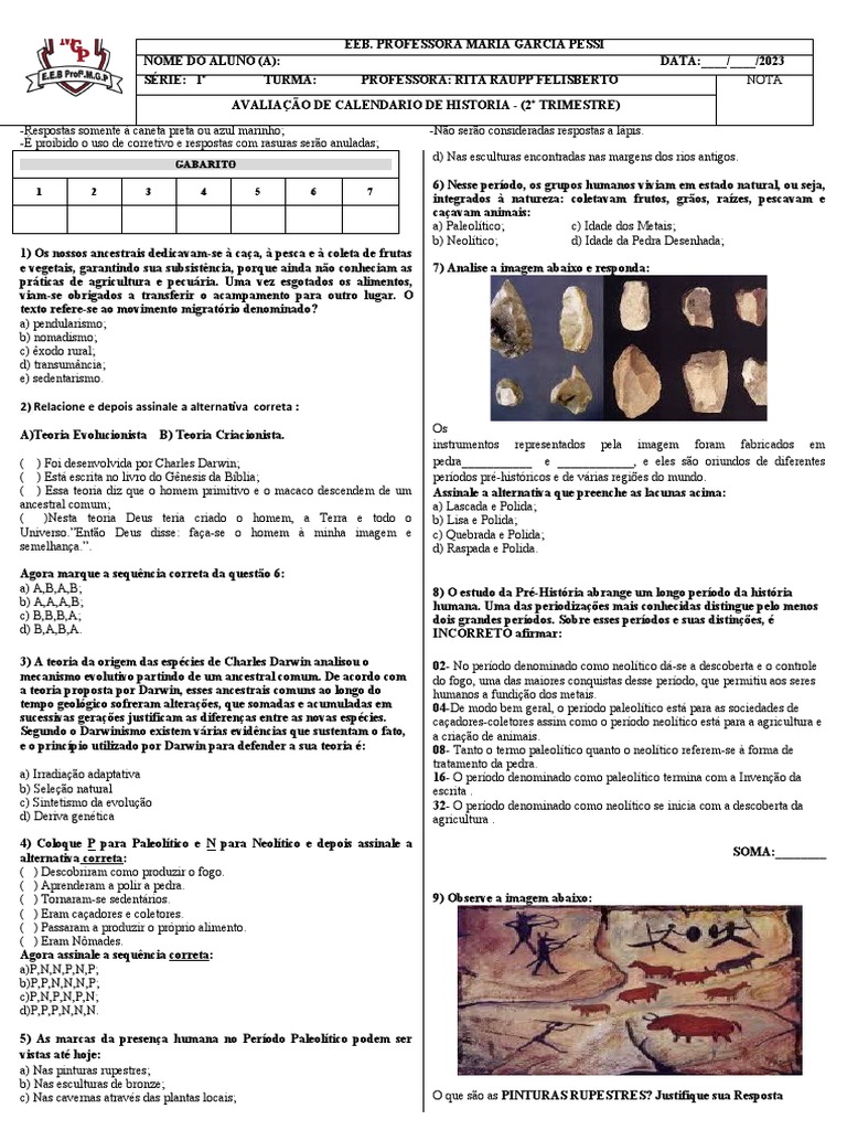 Paleolítico e Neolítico: Uma Análise Histórica | PDF | Paleolítico