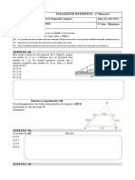 A3 - 9o ANO - AVALIAÇÃO DE MATEMATICA - 2oBIM