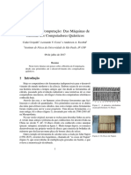 A História Da Computação - Das Máquinas de Calcular Aos Computadores Quânticos