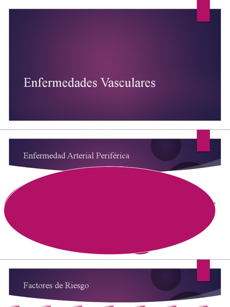 Enfermedades Vasculares | PDF | Aterosclerosis | Especialidades Medicas