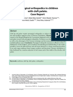 Presurgical Orthopedics Case Report