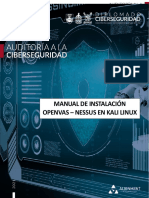 Manual de Instalación Openvas - Nessus en Kali Linux