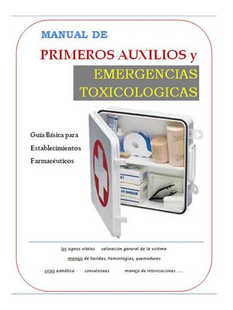 Manual de Primeros Auxilios y Emergencias | PDF | Herida | Primeros ...