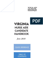Virginia: Nurse Aide Candidate Handbook