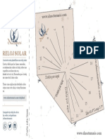 Plantilla Imprimible Reloj de Sol