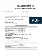 Final Exam Employment Law 2022