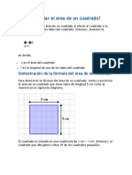 Área y Perimetro de Un Cuadrado - Docx Clase 24-06