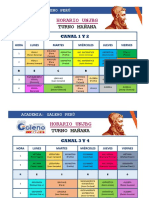 Horario Mañana Galeno Unjbg y Upt