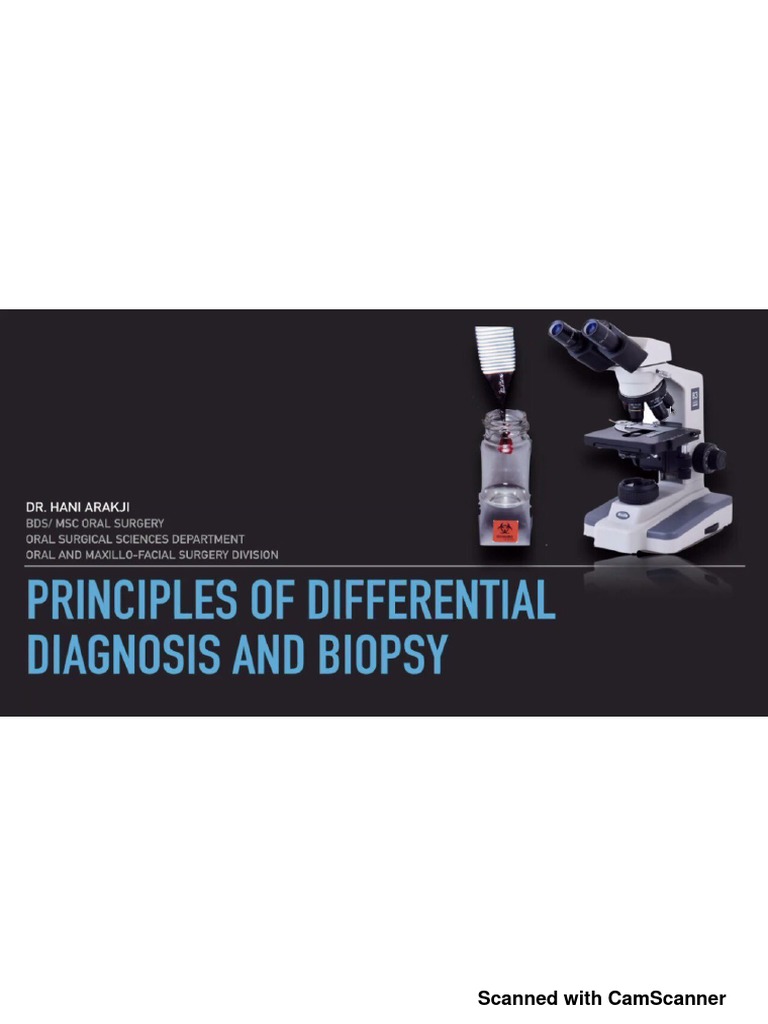 Principles of Differential Diagnosis and Biopsy Dental Surgery PDF