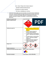 EVIDENCIA 2. Informe - Peligros de Los Productos Químicos".