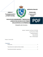 Taxonomia, Evaluacion de Los Aprendizajes Trabajo en Grupo