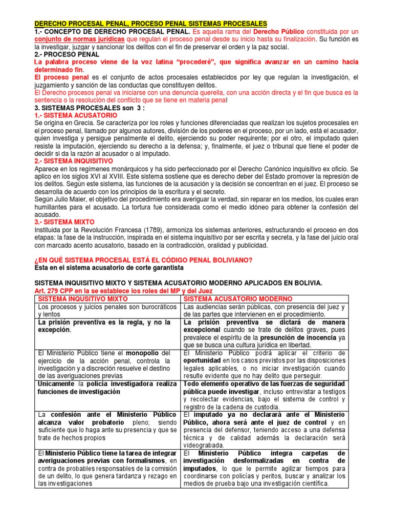 Derecho Procesal Penal | PDF | Procedimiento Criminal | Ley procesal