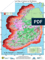 National Wind Speed Map (50m)