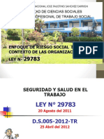 ANALIZA Y EXPLICA LAS ESTRATEGIAS PARA LOS RIESGOS - Ley29783 (TEMA 7)