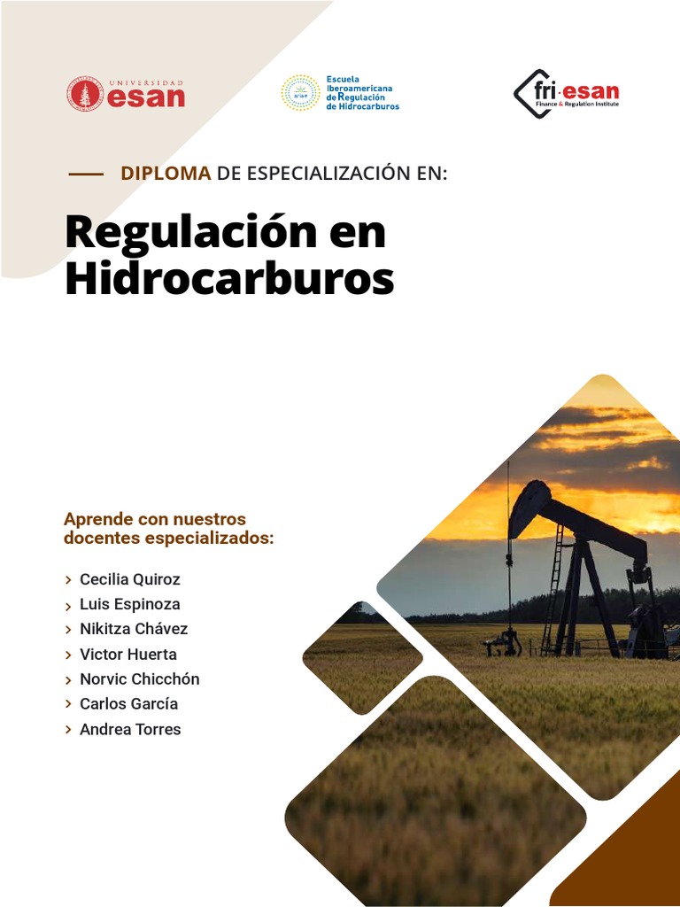 Diploma en Regulación de Hidrocarburos | PDF | Petróleo | Tarjeta de ...