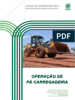 Operação de pá carregadeira