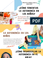 Presentación Escuela de Arte Infantil Con Garabatos Colorido