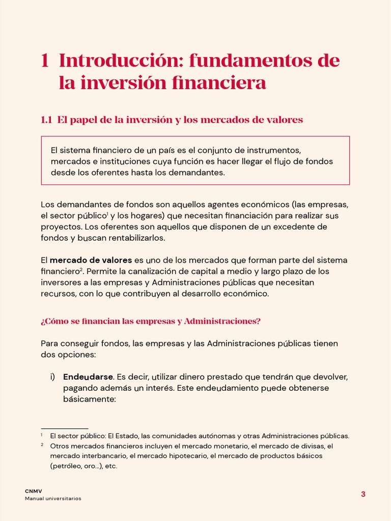 Lectura 1-1 | PDF | Inversiones | Bolsa de Valores