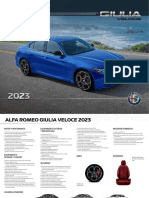 Alfa Romeo Giulia 2023 Ficha Tecnica