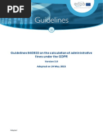 Edpb Guidelines 042022 Calculationofadministrativefines en