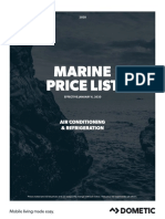 2020 Dometic Marine Parts Price Book