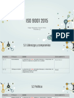 Iso 9001 2015 Punto 5