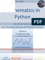 Mathematics in Python