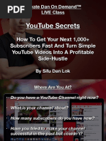 YouTube Secrets Slides