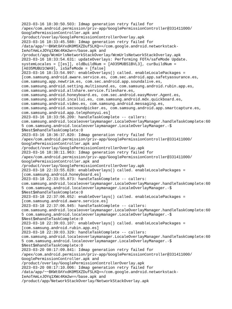 Android Idmap Generation Failures | PDF | Information Retrieval ...