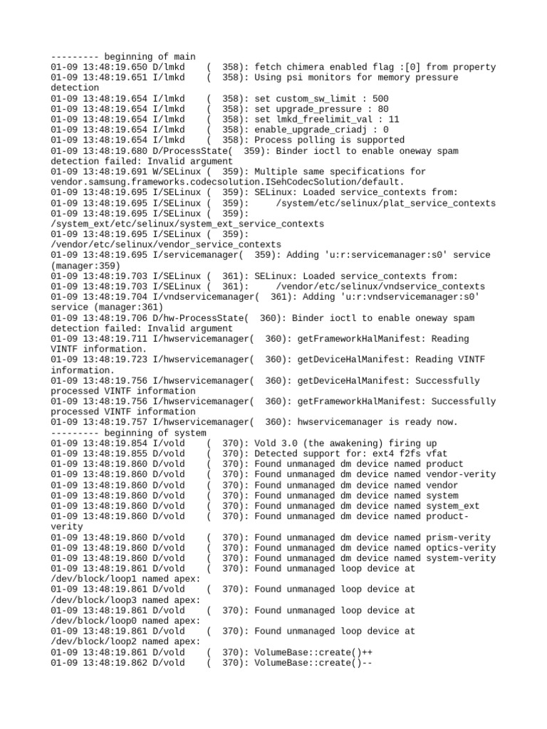 Logcat Home Fota Update Log | PDF | Computer Data | Information ...