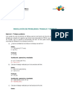 Resolución de Problemas-Trabajo Y Energía: 500 Ton 490.5 KN 100 Ton 72.0 KN 100 KM/H 44.70 S 44.70 S