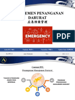 Manajemen Penanganan Darurat 应急预案管理