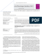 La evaluación psicológica forense del daño psíquico