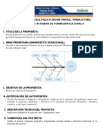 Estructura Metodológica A Seguir para El Trabajo de Formación Cultural Ii