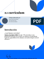 El Curriculum 111