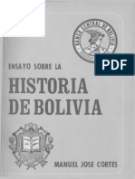 Ensayo Sobre La Historia de Bolivia Cortes