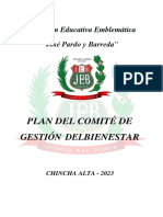 Plan de Comite de Gestión Del Bienestar JPB 2023