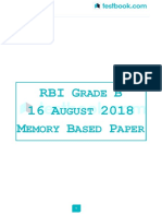 Rbi Grade B 16 August 2018 Memory Based Paper 2 33550d5f