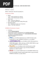 Form 2 Science Chapter 3 Biodiversity (COMPACT AND SHORT NOTES) - VERY HELPFUL