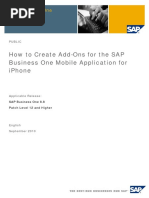 How To Install The SAP B1 Iphone App and Add-Ons