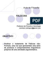 Aula de Filosofia: Falácias