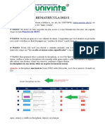 Passo A Passo para Rematrícula 20232 - Cursos Ead