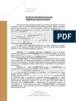 Contrato de Prestação de Serviços Advocatícios - Dra Júlia Naves