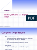 Basics: Machine, Software, and Program Design