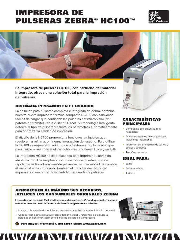 PDF Zebra HC100 | PDF | Impresora (Computación) | Informática