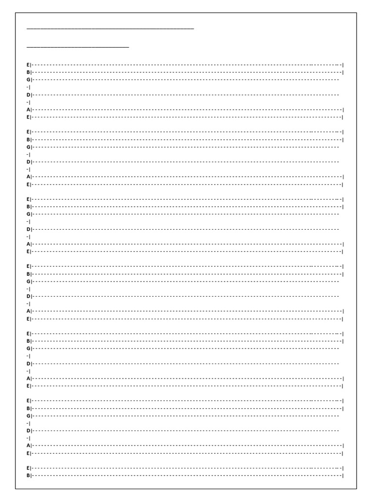 TABLATURAS | PDF